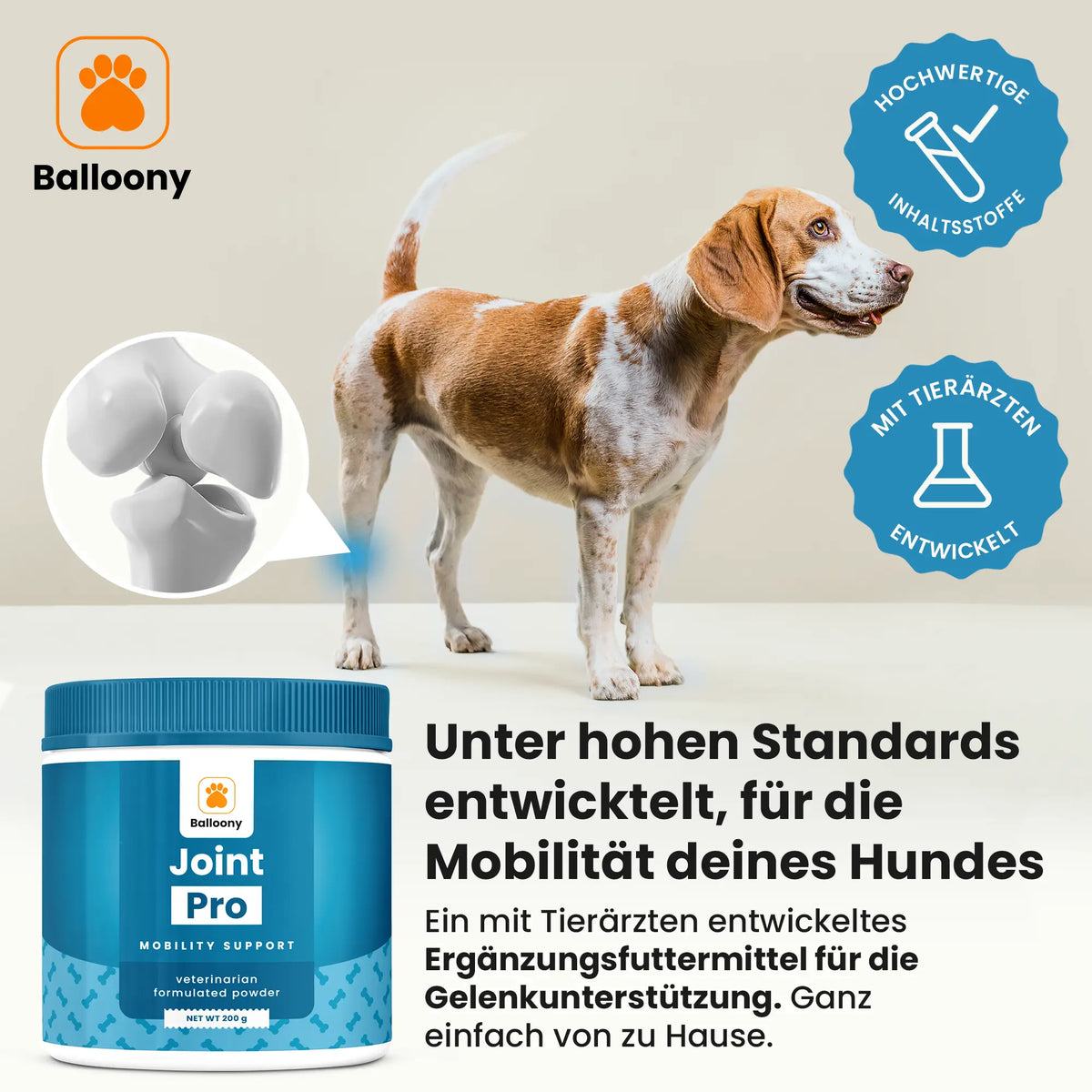 Joint Gelenkpulver PRO für Hunde