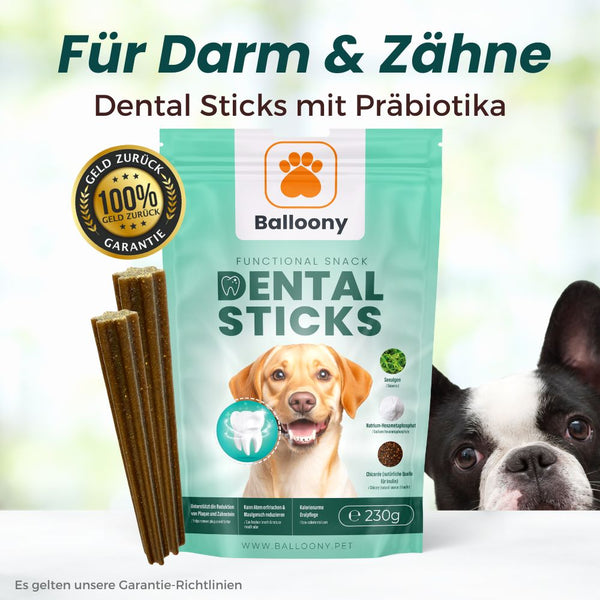 Präbiotische Dental Sticks für Hunde